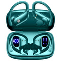 Bmani Wireless Earbuds Bluetooth Headphones 48Hrs Play Back Sport Earphones with LED Display Over-Ear Buds with Earhooks Built-In Mic Headset for