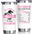 Gifts for Mom, Mothers Day Gifts from Daughter Son, 20 OZ Tumbler Best Mother Birthday Gift for Mama Mother-in-Law Wife Women, Mamasaurus