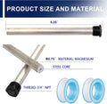 RV Water Heater Anode Rod（2Pack) Compatible with Suburban RV water heater，Magnesium Anode Rod for hot water heater ， 9.25" Length ¾" NPT Thread
