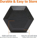 Amazon Basics Rubber Hex Dumbbell Hand Weight 20 Pounds 20 Pounds