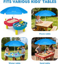 AMMSUN 5ft Kids Beach Umbrella for Picnic, Water Table, Sand Box Sun Shade | Durable Children Seaside Umbrella, UV protection, Ideal for sand