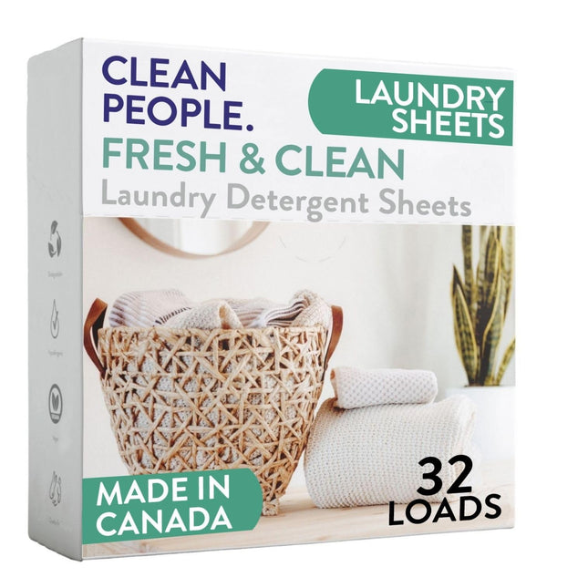 The Clean People Laundry Detergent Sheets - Laundry Soap - Ultra Concentrated, R