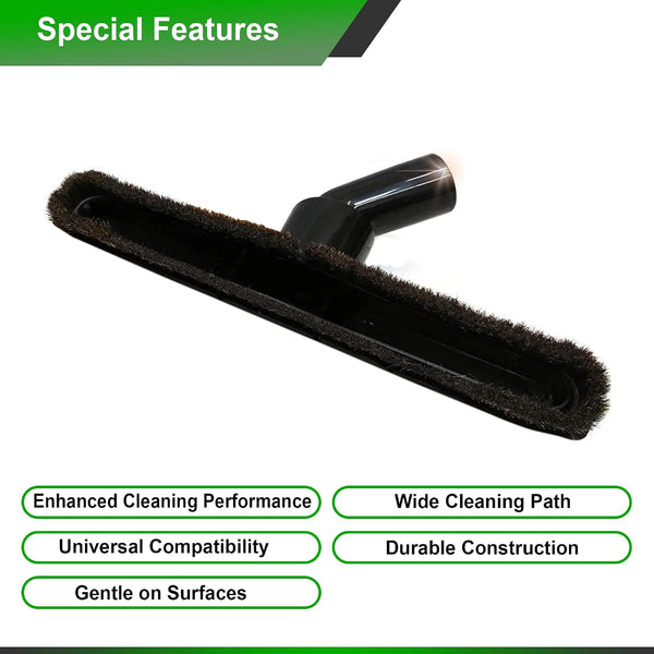 Selgo Universal 1 ¼ Inch (32mm) Black Vacuum Cleaner Floor Brush 10" Wide 1 Brush Only
