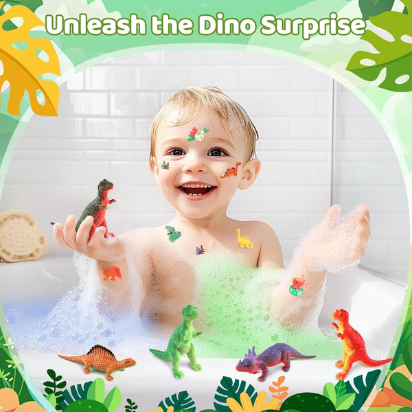 Bath Bombs for Kids with Surprise Toys inside - XXL Dinosaur Eggs Bath Bomb Gift, Kid Safe Spa Bath Fizz Balls Kit, Dinosaur Toys for Boys Girls 3