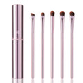 5Pcs Eye Makeup Brush Set, Portable Eyeshadow Brushes for Travel Case. | Basic eyeliner, angle, concealer, slanted eyebrow brush, recommended by