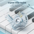 YINYOO KBEAR KS1 in Ear Monitor Bass Earbuds Wired Earbuds,Clear Sound Stereo Headphones, Vocals Forwards High Resolution Noise Canceling