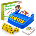 HahaGift Educational Toys for 3-5 Year Old Boy Girl Gifts, Matching Letter Learning Games Activities, Ideal Christmas Birthday Gift for Toddler