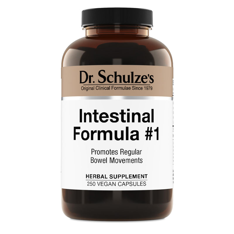 Dr. Schulze's Intestinal Formula - Bowel Movement Supplement for Colon Health Support - Bloating & Constipation Relief - Intestinal Cleanse -