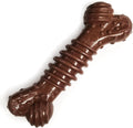 Nylabone Power Chew Dental Groove Bone Dog Chew Toy, Flavor Medley, Small Small Brown