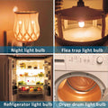 Night Light Bulbs,[4PACK] 15 Watt LED Night Light Bulb Equivalent, 1.5W Led Bulbs C7 S6, Mini Candelabra E12 Base, Warm White 3000K, 150LM Small