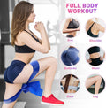 Resistance Bands, 5 Pcs Exercise Bands Elastic Stretch Bands for Fitness Yoga Pilates Stretching Strength Training, Workout Bands for Women and