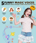 Mini Karaoke Machine Speaker for Kids Adults, Portable Bluetooth with 2 Wireless Microphones, Children'S Day Birthday Gift Ideas for Toys for