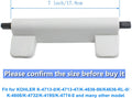 Toilet Seat Parts, Toilet Cover Repair Kit 1150464-0/1109093-0 Hinge Kit Hinges Assembly for Elongated Toilet Seat Compatible with Kohler