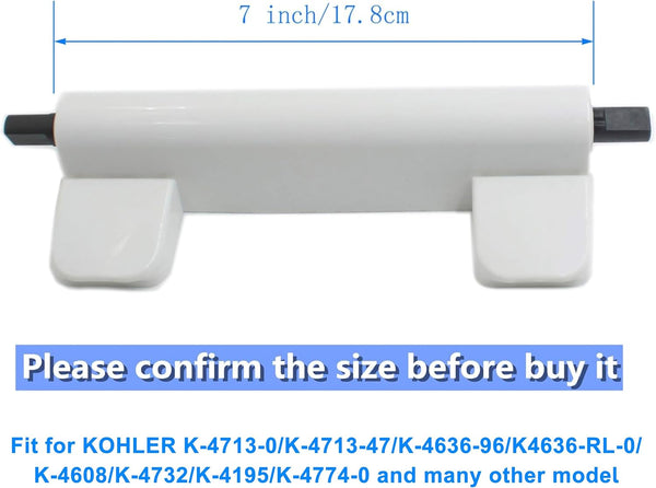 Toilet Seat Parts, Toilet Cover Repair Kit 1150464-0/1109093-0 Hinge Kit Hinges Assembly for Elongated Toilet Seat Compatible with Kohler