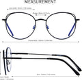 ANDWOOD Blue Light Blocking Glasses Women Cat Eye Computer Eyeglasses Metal Frame Hipster 2 Pack (2pack) Rose Gold + Black | Anti-blue Light Lens