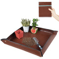 27"x 27" Repotting Mat for Indoor Plant Transplanting and Mess Control Foldable Waterproof Potting Tray-Easy to Clean Gardening Gifts for Plant