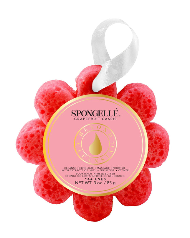 Spongelle Grapefruit Cassis Wild Flower Loofah Body Scrubber | Bath & Shower Loo