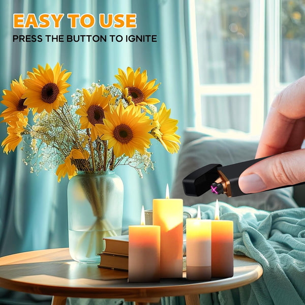 Coquimbo Fathers Day Dad Gifts from Daughter for Men: Electric Lighter Mens Birthday Gifts, Rechargeable Windproof Flameless Dual Arc Plasma