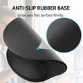 KTRIO Keyboard Wrist Rest & Mouse Pad with Wrist Rest, Black Black Keyboard Rest + Large Mouse Rest