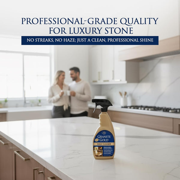 Granite Gold Daily Cleaner for Granite, Marble & Other Natural Stone & Quartz Surfaces, 32 Ounces 32 Fl Oz (Pack of 1)