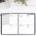 AT-A-GLANCE 2025 Planner, Weekly, 7" X 8-3/4", Medium, Block-Style, Dayminder, Black (G5350025)
