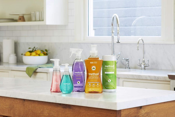 Method All-Purpose Cleaner Spray, French Lavender, Plant-Based and Biodegradable Formula Perfect for Most Counters, Tiles and More, 28 Fl Oz,