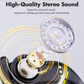 Wireless Earbuds Bluetooth Headphones 48Hrs Play Back Sports Earphones with LED Display Built in Mic Deep Bass Stereo in Ear Waterproof Headset