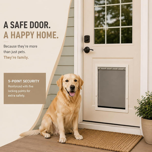 PAC11-11039 Pet Door Replacement Flaps for Dog and Cat, Doggie Replacement Flap Doors Compatible with Pet-Safes Freedom Doggie Doors, Large Size