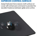 KTRIO Large Gaming Mouse Pad with Superior Micro-Weave Cloth, Extended Desk Mousepad with Stitched Edges, Non-Slip Base, Water Resist Keyboard Pad