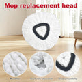 Spin Mop Head Replacement,Iron Spin Handle,Brush and Base Compatible with O Cedar Easywring 1 Tank System,Microfiber Mop Refills and 30-58" Handle
