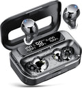 Ear Buds Wireless Bluetooth Earbuds Bluetooth 5.3 Headphones with LED Display 128H Powerful Bass In-Ear Earbuds with 4 ENC Noise Cancelling Mic