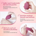 14PCS Makeup Sponge Set, Beauty Blender Sponge for Foundation Blending with 3PCS Mini Makeup Sponges & 4PCS Triangle Powder Puff, Soft Make Up
