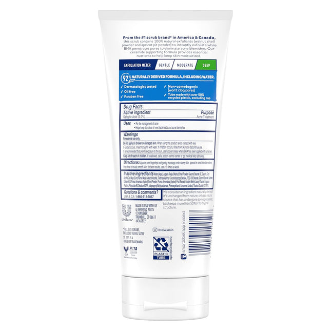 St. Ives Acne Control Face Scrub Deeply Exfoliates and Prevents Acne for Smooth,