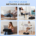 TranquilRelax Foot Rest for Under Desk at Work, Gaming Accessories Foot Stool with 3 Adjustable Heights & Washable Cover, Comfortable Office Desk