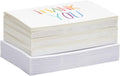 Juvale Thank You Cards with Envelopes - Bulk Blank Thank You Notes & Cards for Kids & Adults - 6 Assorted Rainbow Designs - White, 48 Pack, 4 x 6