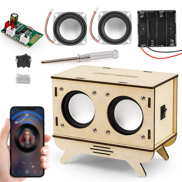 STEM Projects for Kids & Adults, Bluetooth Speaker Toy Set, DIY Science Experiment Electronics Kit, Beginner'S Starter Set, Idea Gifts for Teenage