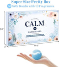 Bath Bombs Set with 10 Rich Scents, 50 PCS Bath Bombs for Women, Natural Bubble Bombs with Shea Butter & Safe Oil, Ideal for Christmas, Birthday,