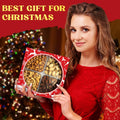 Christmas Nuts Gift Basket for Holiday Season, Premium Mixed Nut Assortment Gift Gourmet Snack Food Present Box, Christmas Gift Basket for Family