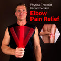 FitBeast Flex Therapy Bar, Tennis Elbow Therapy Bar - Ideal for Relieve Tendonitis Pain & Improve Grip Strength, Fitness Resistance Bar for