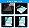 EHWINE Acrylic Sign Holder 8.5 x 11, 10 Pack Double-Sided Stand up Table Top Sign Holders, Clear Acrylic Picture Frame Menu Flyer Paper Holder