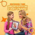 Playbees Kids Picture Frame Mosaic Craft Kit Craft DIY Arts & Crafts for Kids Frame Kit Great Birthday Gifts for 3 4 5 6 7 8 9 10 11 12 Year Old