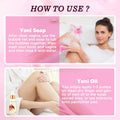 Feminine Wash & Yoni Oil & Yoni Soap Set for Women, Yoni Wash for Vaginal Remove Odor, Natural Feminine Care Soap for pH Balance, 1 Fl.Oz Feminine