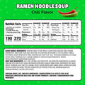 Maruchan Ramen Chili, Instant Ramen Noodles, Ready to Eat Meals, 3 Oz, 24 Count