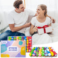 INTEYE Luxury Bath Bombs Gift Set - 54Pc Skin-Nourishing Mineral Bath Salts with Natural Essential Oils & 9 Aromas | Spa-Qualit Self-Care for