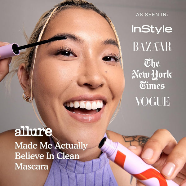 Tower 28 Makewaves Mascara - Volumizing and Lash Lengthening Water-Resistant Mascara - No Clumping or Flaking - for Sensitive Eyes Ã¢ÂÂ Jet Black