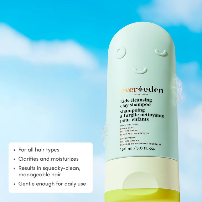 Evereden after Swim & Sports Kids Shampoo: with Cleansing Clay | Detoxifies Hair