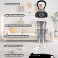34oz tea bottle with infuser - Large Capacity Glass Water Bottle, With Time Mark, Stainless Steel Tea Strainer,Sleeve, BPA Free,For hot or cold