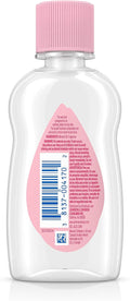 Johnson's Baby Oil, Pure Mineral Oil to Prevent Moisture Loss for Newborn, Kids, & Adults, Gentle, Soothing Baby Massage Oil, Dry Skin Relief,