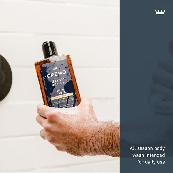 Cremo Body Wash for Men, Rich-Lathering Palo Santo, 16 Fl Oz Palo Santo 16 Fl Oz (Pack of 1)