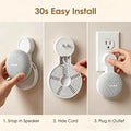 Wall Mount for Google Home Mini & Google Nest Mini, Cord Management | Hides Cords, Clears Counter Space, No-Drill Easy Installation 1 Pack